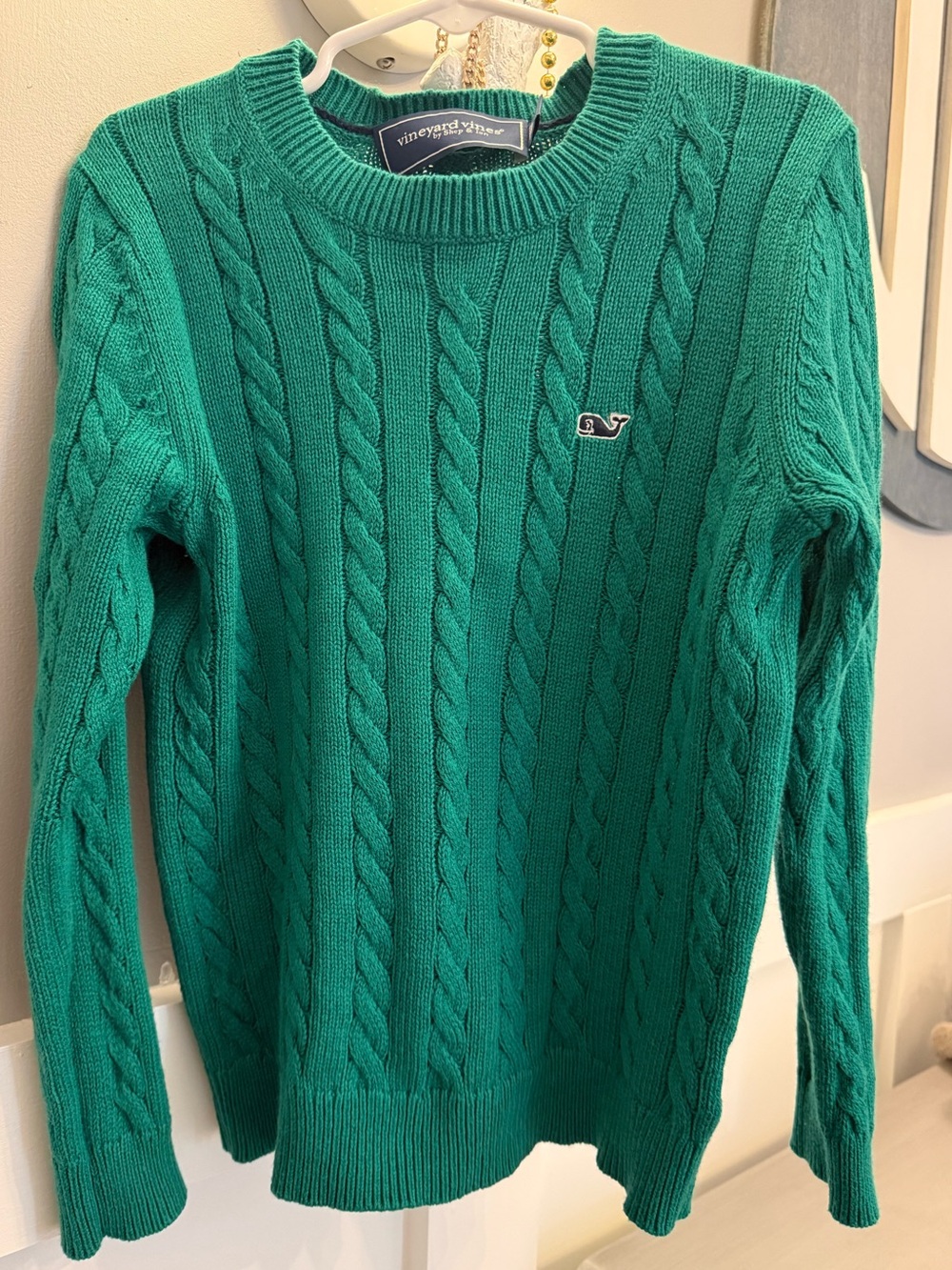 Vineyard Vines Cable Knit Crewneck Sweater